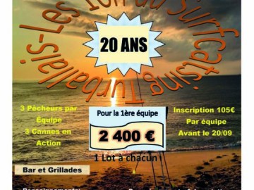 Les 16h du Surf-Casting Turballais Du 28 au 29 sept 2024