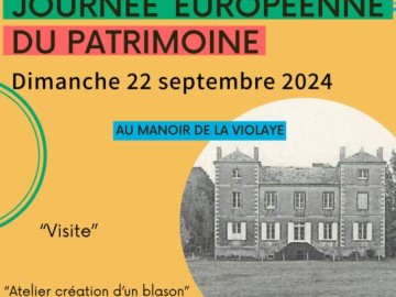 JOURNEE EUROPEENNE DU PATRIMOINE Le 22 sept 2024