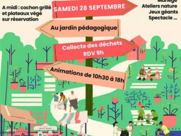 Une journee au jardin Le 28 sept 2024