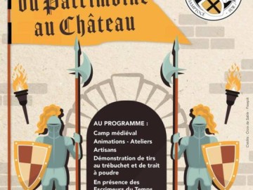 JOURNÉE DU PATRIMOINE - CHÂTEAU DE CHAMPTOCÉ Du 21 au 22 sept 2024