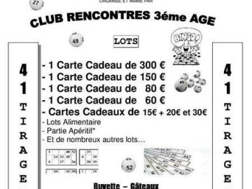 Club rencontres 3ème âge