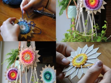 ATELIER - JE TISSE EN ROND POUR CRÉER UNE FLEUR