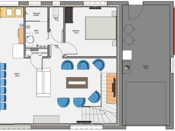 Plan du rez de chaussée