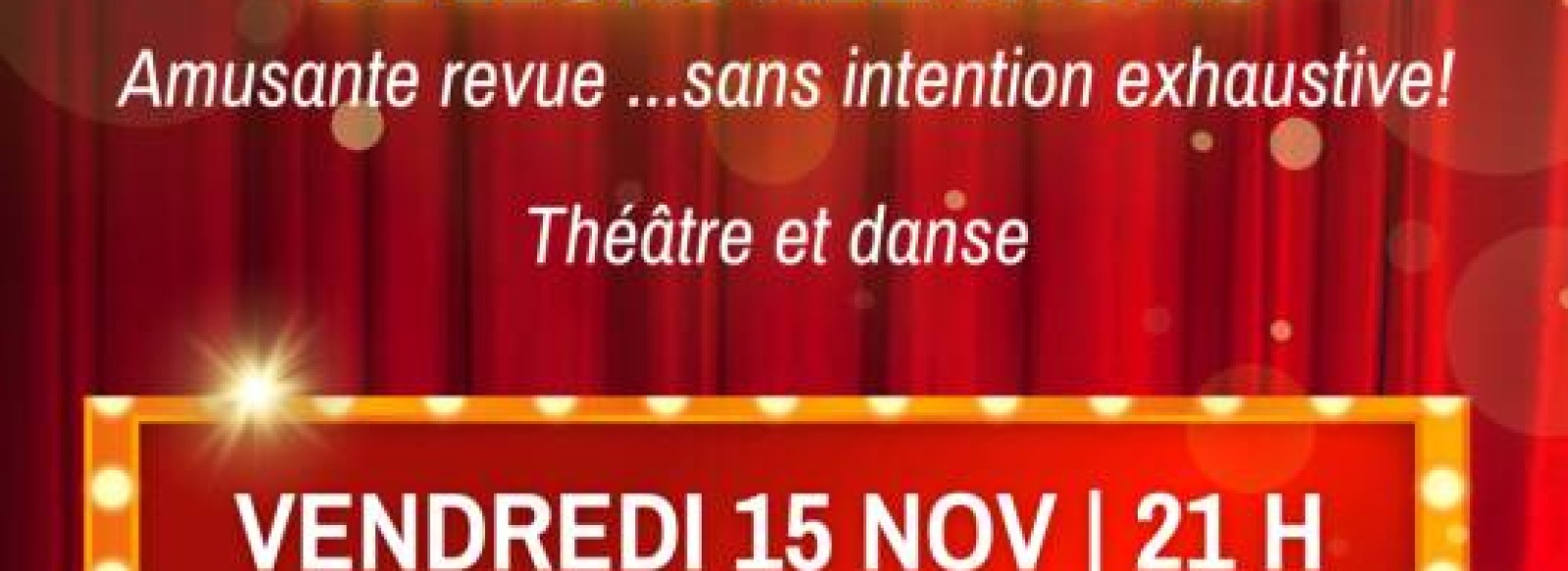 Spectacle Theatre et Danse