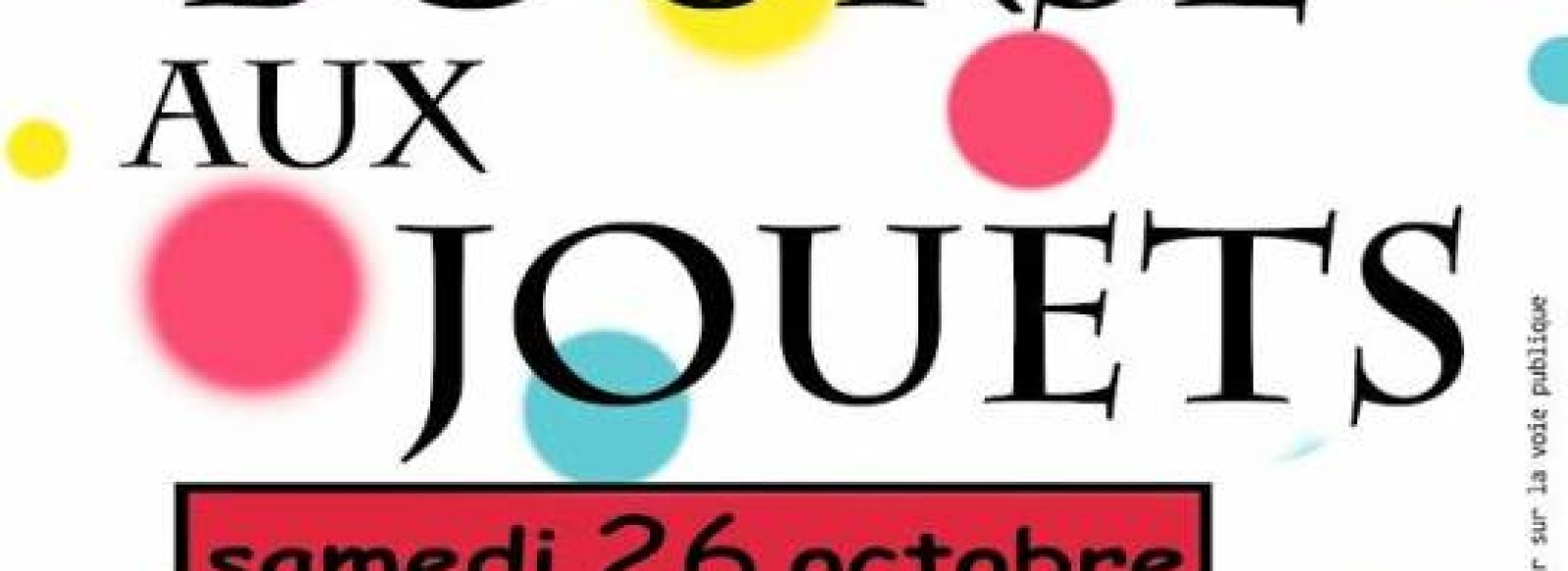 BOURSE AUX JOUETS