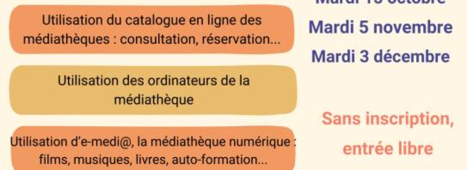 Les services numeriques de votre mediatheque