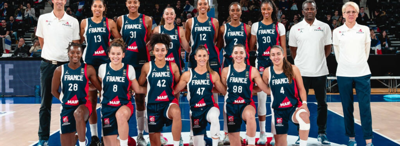 Match de basket de l'equipe de France feminine
