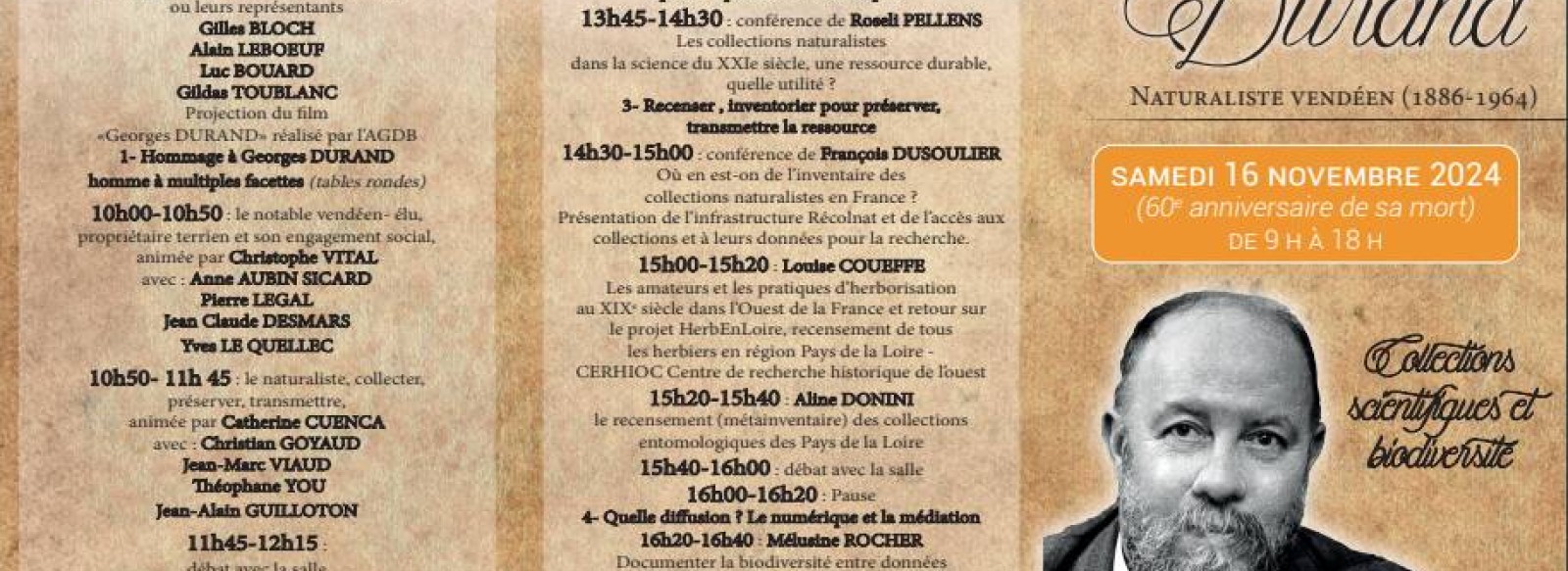 COLLOQUE GEORGES DURAND