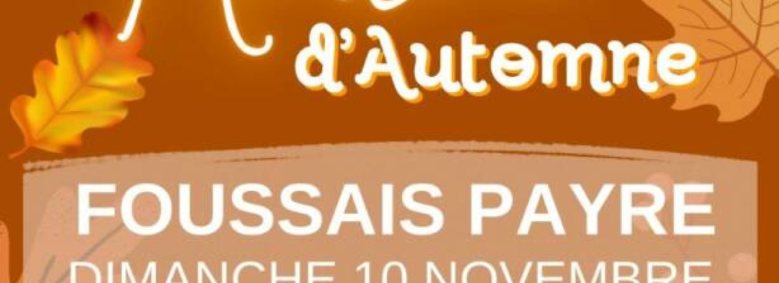 MARCHE D'AUTOMNE & BOURSE AUX JOUETS