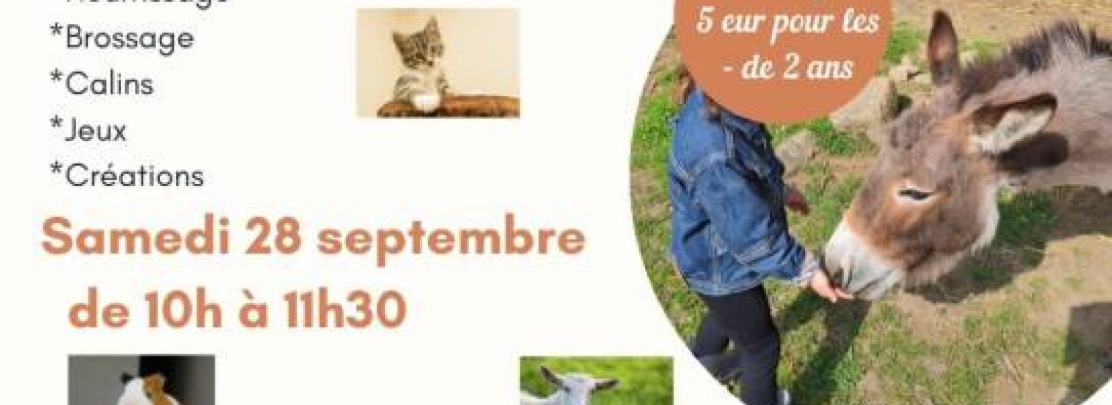 ATELIERS DES ENFANTS EN COMPAGNIE DES ANIMAUX CHEZ LES ZANIMAUX DU BIGNON A LA TESSOUALLE /CHOLET SUD